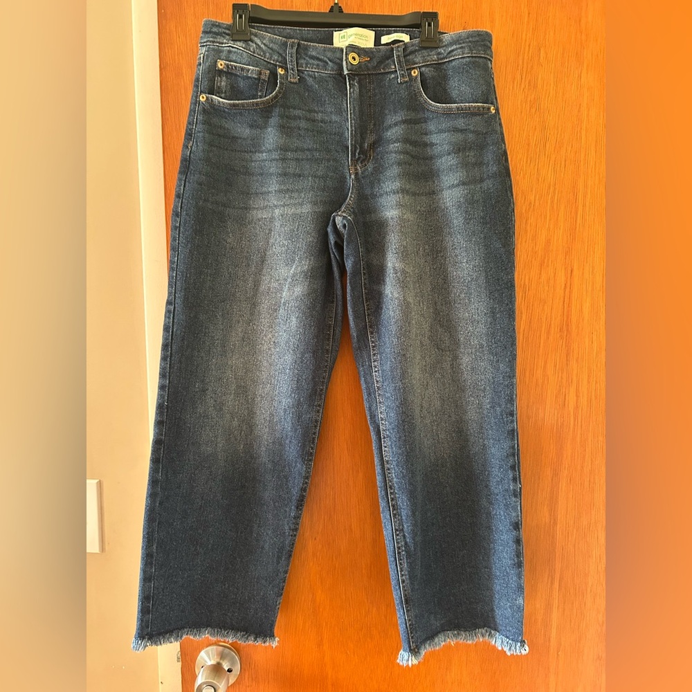 Women’s wide leg mom jeans